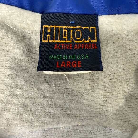 Vintage 80s Hilton Active Apparel Nylon Coach Jacket Northern Ohio Model A Club - Picture 6 of 16